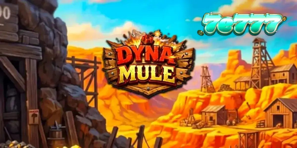 Dyna Mule سلاٹ گیم کا ایک منظر جس میں کان کنی کا تھیم اور وائلڈ سمبلز دکھائے گئے ہیں۔